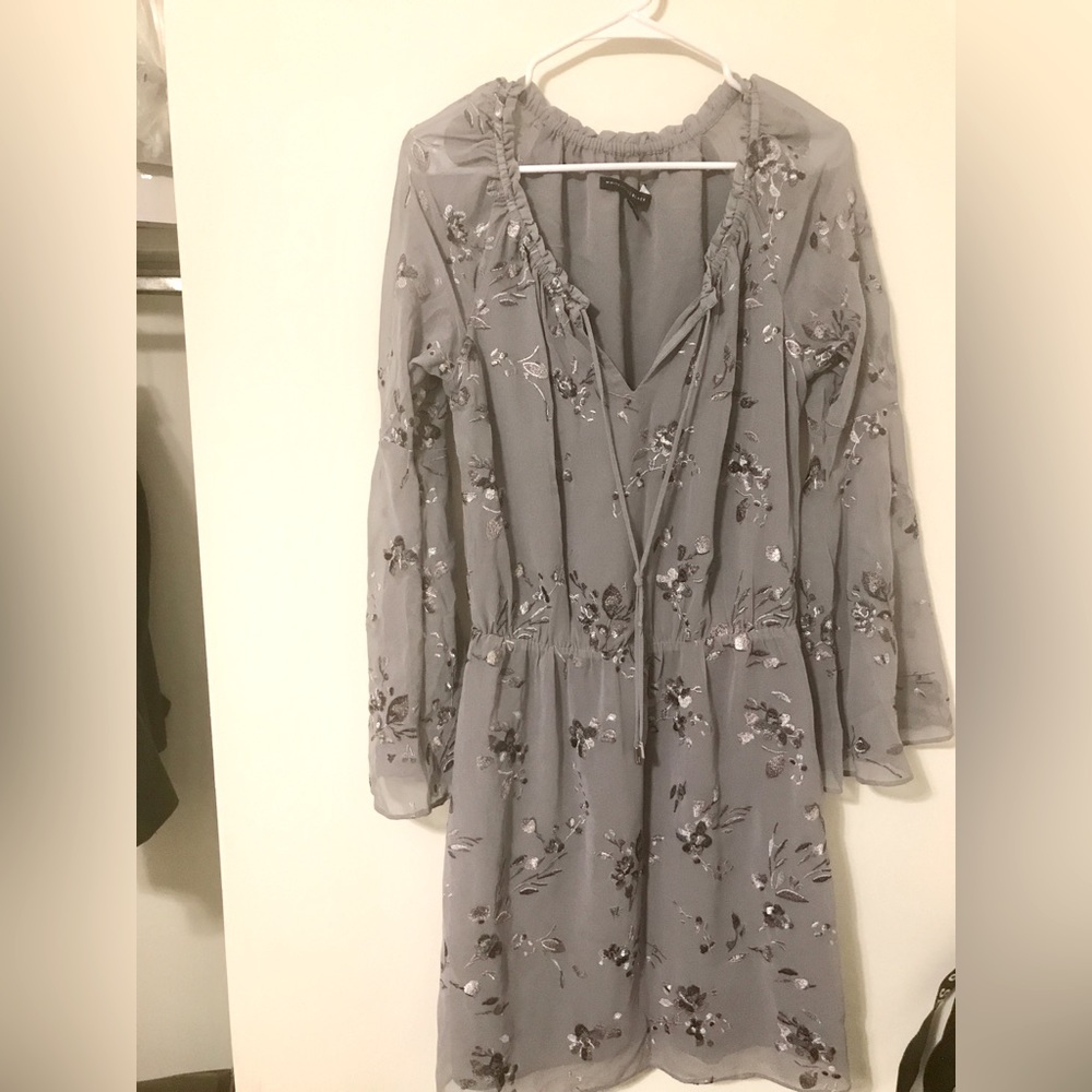 White House Black Market Chiffon Dress. NWOT.